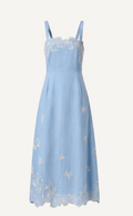 MARCELINE MIDI DRESS | GLACIER LAKE- CLEOBELLA