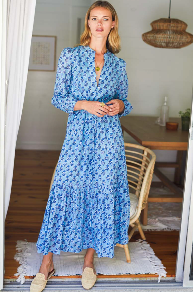 FRANCES 3 DRESS - LITTLE MARIGOLDS DANUBE ORGANIC- LOVE THOMAS