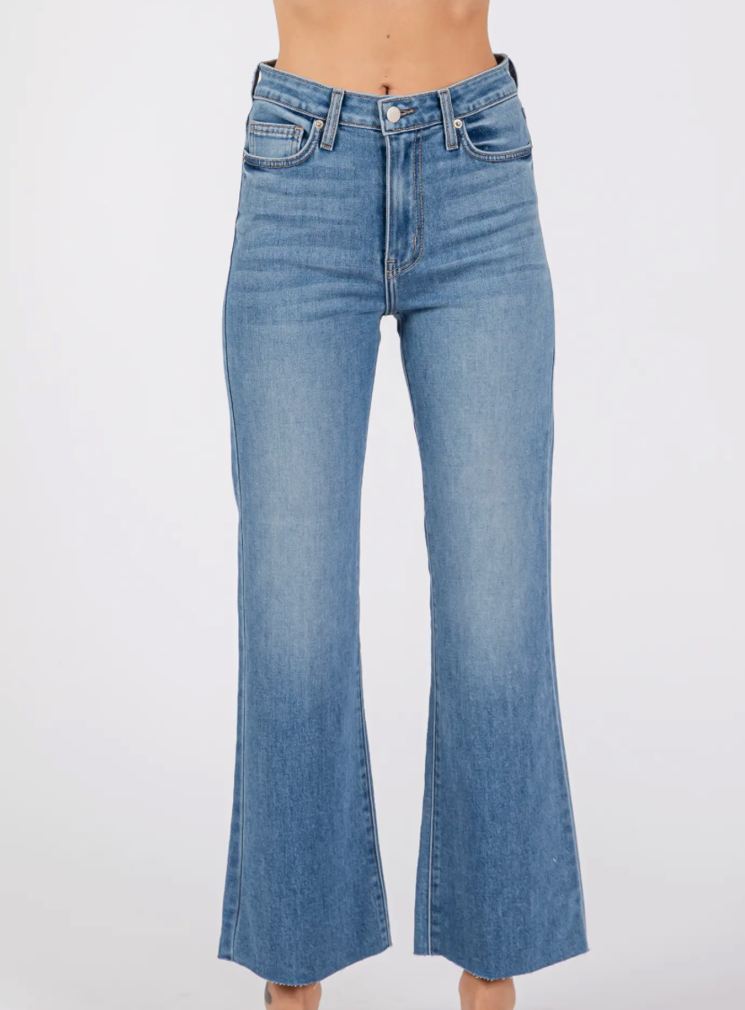 Sicily Cropped Jeans (Raw Edge)