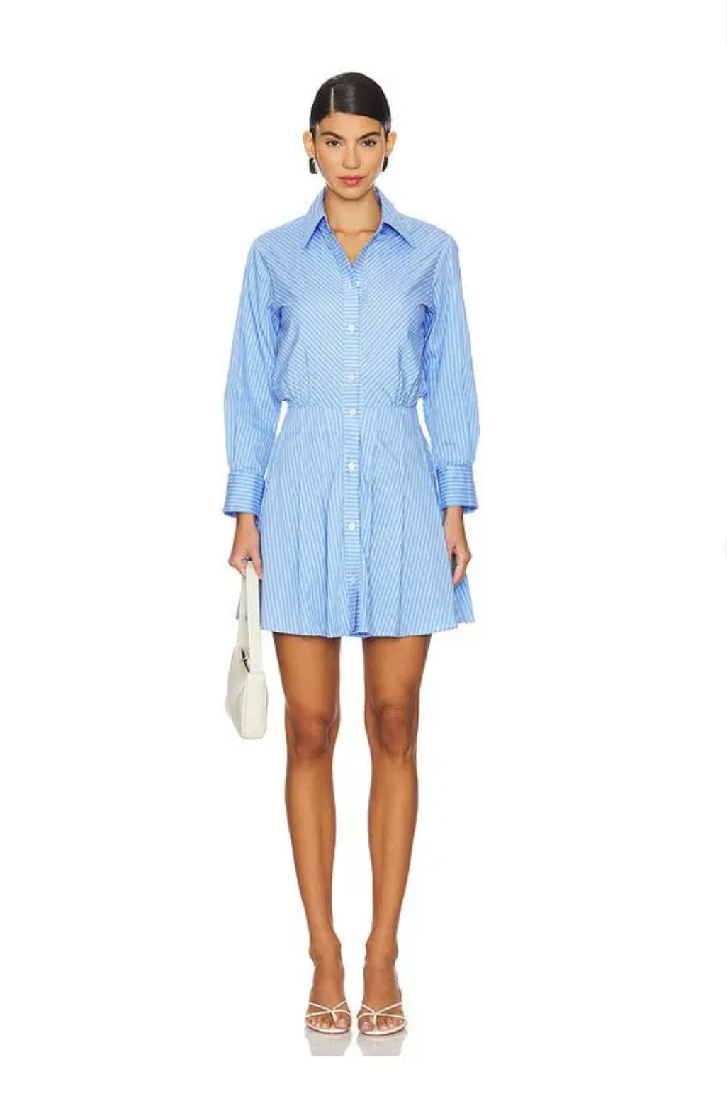 Karina Grimaldi-DRESS Mini long sleeve FRENCH STRIPE
