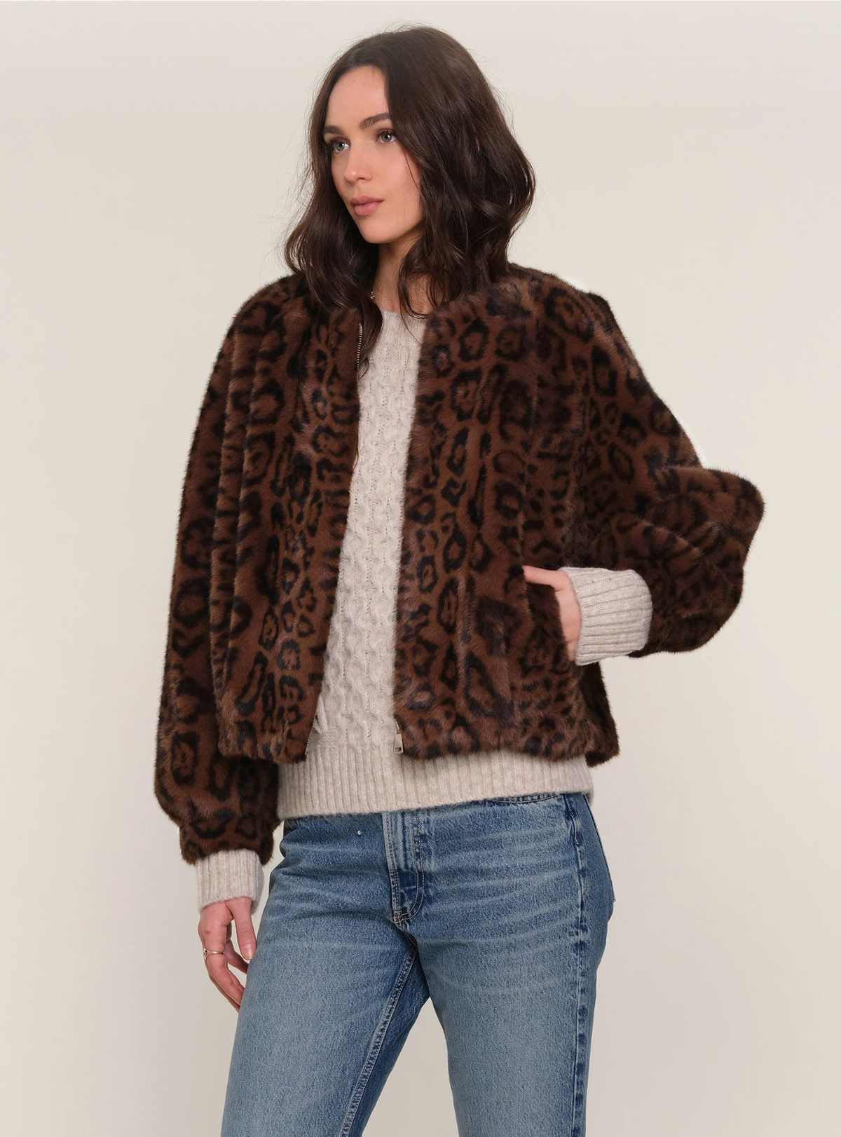 Heartloom,patty jacket, leopard